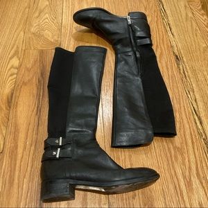 Ivanka Trump Black Genuine Leather Riding Boot